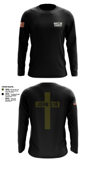 Long Sleeve Performance Shirt, Warzone Church, , Teamtime, Team time, sublimation, custom sports apparel, team uniforms, spirit wear, spiritwear, sports uniforms, custom shirts, team store, custom team store, fundraiser sports, apparel fundraiser