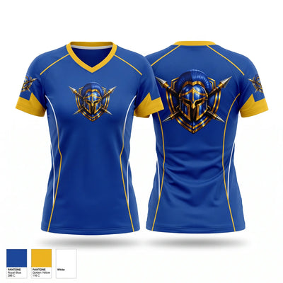 Sandusky Spartans Women's Short Sleeve V-neck Shirt - 1