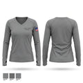 Graham County Detention Women's Long Sleeve V-neck Shirt - 1