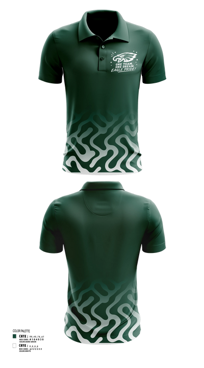 Exhalt Eagles Short Sleeve Performance Polo - 3