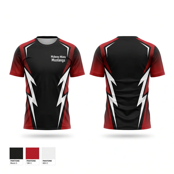 Football Jersey, Midway Minto Mustangs, Baseball, Teamtime, Team time, sublimation, custom sports apparel, team uniforms, spirit wear, spiritwear, sports uniforms, custom shirts, team store, custom team store, fundraiser sports, apparel fundraiser