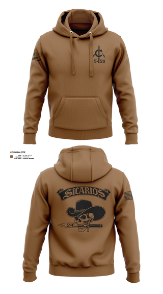 Hoodie, 2/C Sicarios, Army, Teamtime, Team time, sublimation, custom sports apparel, team uniforms, spirit wear, spiritwear, sports uniforms, custom shirts, team store, custom team store, fundraiser sports, apparel fundraiser