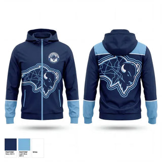 Windbreaker, Buffalo stampede sled hockey team, Ice Hockey, Teamtime, Team time, sublimation, custom sports apparel, team uniforms, spirit wear, spiritwear, sports uniforms, custom shirts, team store, custom team store, fundraiser sports, apparel fundraiser