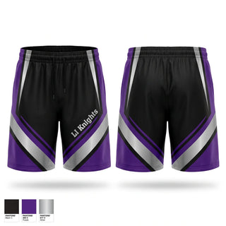 Athletic Shorts With Pockets, LI Knights, Women's Volleyball, Teamtime, Team time, sublimation, custom sports apparel, team uniforms, spirit wear, spiritwear, sports uniforms, custom shirts, team store, custom team store, fundraiser sports, apparel fundraiser