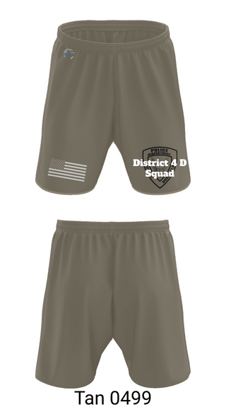 Athletic Shorts With Pockets, District 4 D Squad, Police, Teamtime, Team time, sublimation, custom sports apparel, team uniforms, spirit wear, spiritwear, sports uniforms, custom shirts, team store, custom team store, fundraiser sports, apparel fundraiser