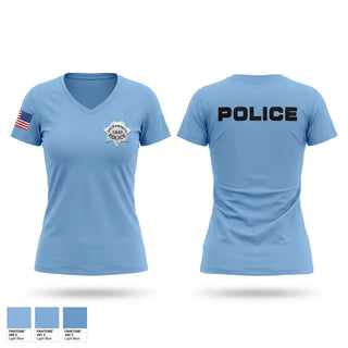 Womens Short Sleeve Vneck Shirt, Sacramento Police Marine Unit, Police, Teamtime, Team time, sublimation, custom sports apparel, team uniforms, spirit wear, spiritwear, sports uniforms, custom shirts, team store, custom team store, fundraiser sports, apparel fundraiser
