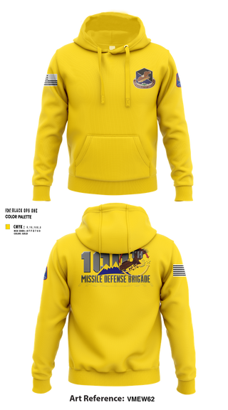 Hoodie, 100th Missile Defense Brigade, , Teamtime, Team time, sublimation, custom sports apparel, team uniforms, spirit wear, spiritwear, sports uniforms, custom shirts, team store, custom team store, fundraiser sports, apparel fundraiser
