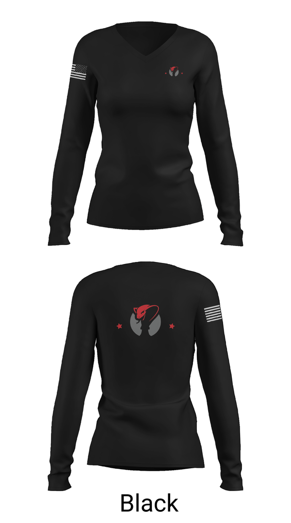 Womens Long Sleeve Vneck Shirt, Warrior Life Martial Arts, Wrestling, Teamtime, Team time, sublimation, custom sports apparel, team uniforms, spirit wear, spiritwear, sports uniforms, custom shirts, team store, custom team store, fundraiser sports, apparel fundraiser