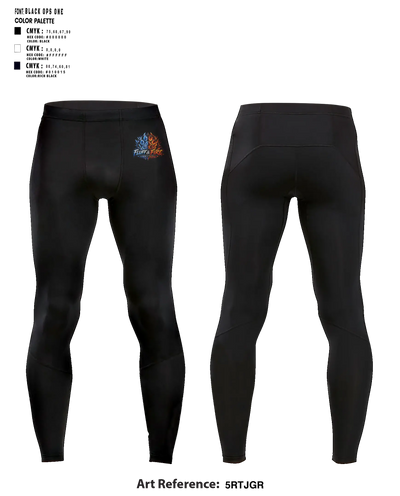 Chaos squad fire and Ice Compression Leggings - 5