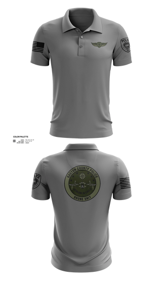 Short Sleeve Performance Polo, Drone Unit, Police, Teamtime, Team time, sublimation, custom sports apparel, team uniforms, spirit wear, spiritwear, sports uniforms, custom shirts, team store, custom team store, fundraiser sports, apparel fundraiser