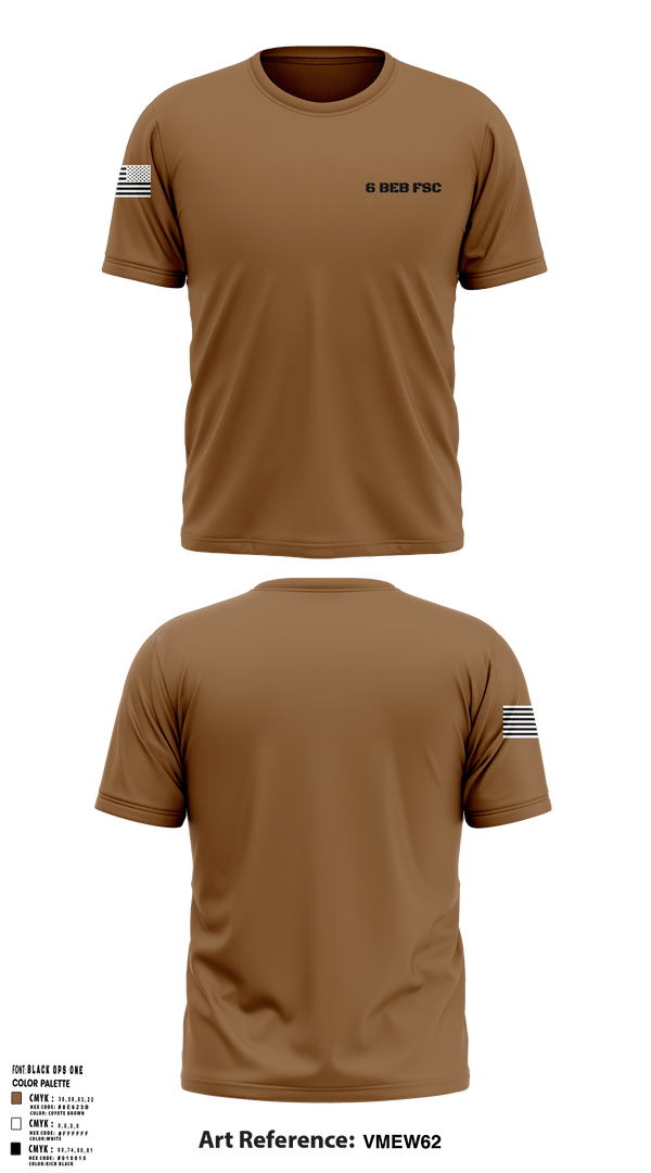 Old School Cotton Feel Shirt, 6 BEB FSC, Army, Teamtime, Team time, sublimation, custom sports apparel, team uniforms, spirit wear, spiritwear, sports uniforms, custom shirts, team store, custom team store, fundraiser sports, apparel fundraiser