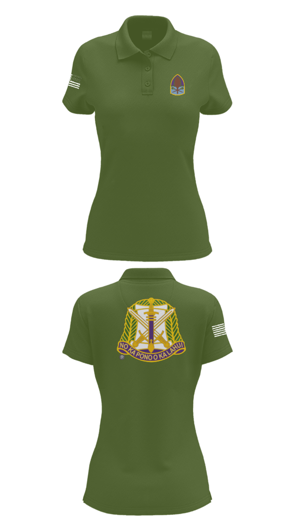 Women's Short Sleeve Performance Polo, , Army, Teamtime, Team time, sublimation, custom sports apparel, team uniforms, spirit wear, spiritwear, sports uniforms, custom shirts, team store, custom team store, fundraiser sports, apparel fundraiser