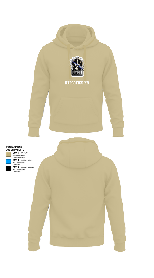 Hoodie, Narcotics K9, , Teamtime, Team time, sublimation, custom sports apparel, team uniforms, spirit wear, spiritwear, sports uniforms, custom shirts, team store, custom team store, fundraiser sports, apparel fundraiser