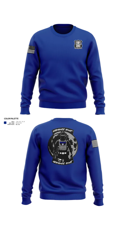 4th Precinct 85110542 Crew Neck Sweatshirt - 72
