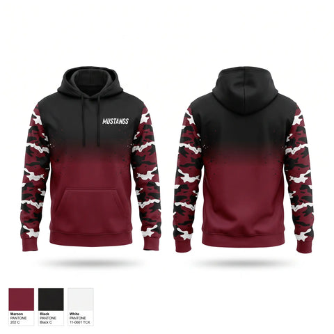 Hoodie, Mustangs, Women's Basketball, Teamtime, Team time, sublimation, custom sports apparel, team uniforms, spirit wear, spiritwear, sports uniforms, custom shirts, team store, custom team store, fundraiser sports, apparel fundraiser