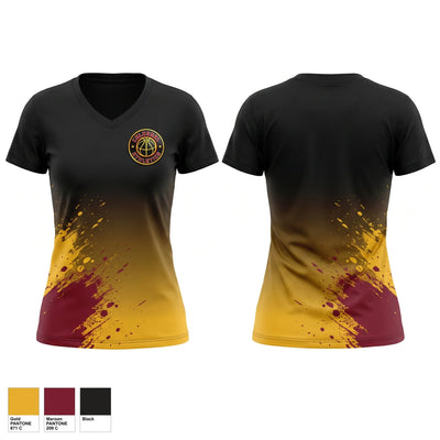 Colossal Athletics Women's Short Sleeve V-neck Shirt - 1