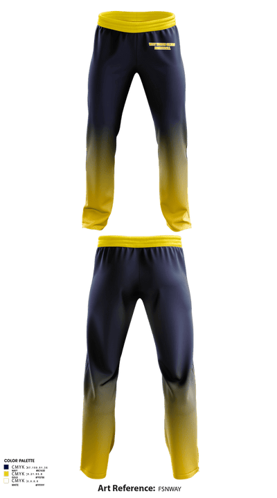 West Hardin Oilers Basketball 41393185 Sweatpants - 1