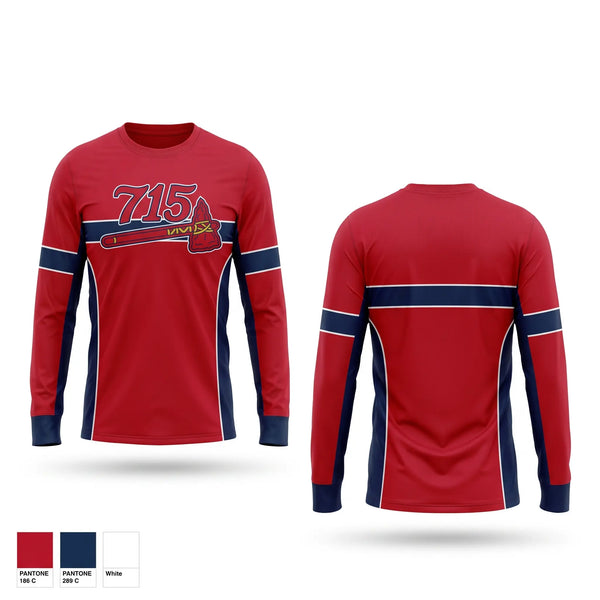 Long Sleeve Performance Shirt, 715 Hammers, Baseball, Teamtime, Team time, sublimation, custom sports apparel, team uniforms, spirit wear, spiritwear, sports uniforms, custom shirts, team store, custom team store, fundraiser sports, apparel fundraiser