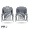Thomas Jefferson Middle 45162196 Women's Long Sleeve V-neck Shirt - 1