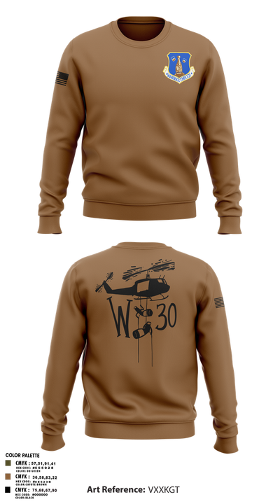 145th LRS/LGVM 93307873 Crew Neck Sweatshirt - 2