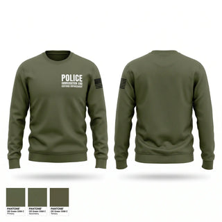 Crew Neck Sweatshirt, Police - immigration and customs enforcement, Police, Teamtime, Team time, sublimation, custom sports apparel, team uniforms, spirit wear, spiritwear, sports uniforms, custom shirts, team store, custom team store, fundraiser sports, apparel fundraiser