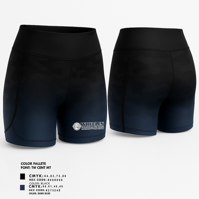 Wheeles Karate & Jiujitsu 7719439 Women's Shorts - 1