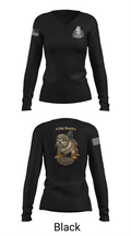 C-co 4-31 INF Mortar Section 82758806 Women's Long Sleeve V-neck Shirt - 23