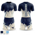 Ansonia Chargers 21456880 Old School Cotton Feel Shirt - 1