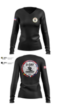 D-Day Ohio, Inc Women's Long Sleeve V-neck Shirt - 3