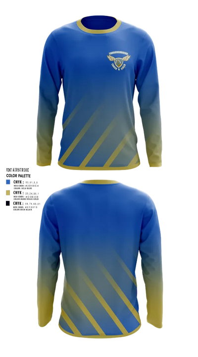 Thoroughbreds Track Club 31257976 Long Sleeve Performance Shirt 20