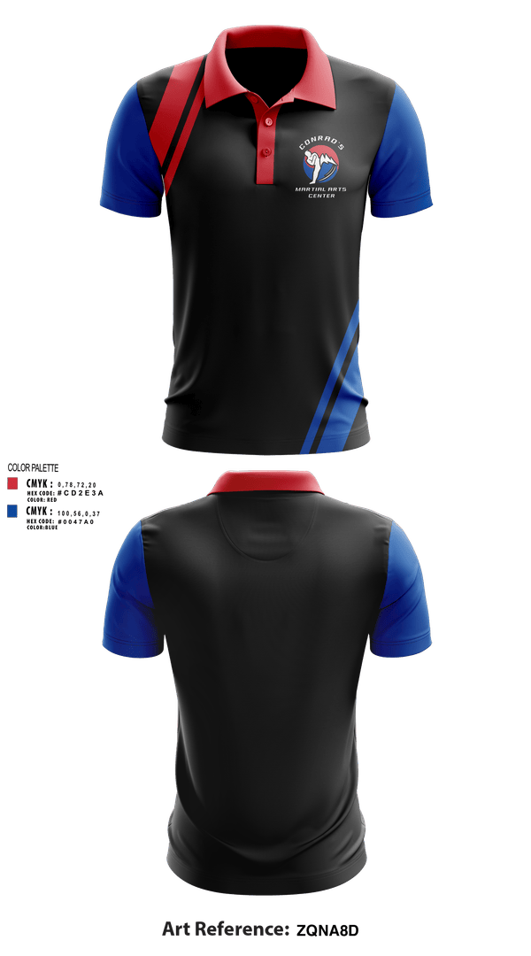 Short Sleeve Performance Polo, Conrad’s Martial Arts Center, , Teamtime, Team time, sublimation, custom sports apparel, team uniforms, spirit wear, spiritwear, sports uniforms, custom shirts, team store, custom team store, fundraiser sports, apparel fundraiser