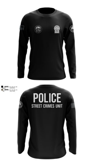 Long Sleeve Performance Shirt, STREET CRIMES, , Teamtime, Team time, sublimation, custom sports apparel, team uniforms, spirit wear, spiritwear, sports uniforms, custom shirts, team store, custom team store, fundraiser sports, apparel fundraiser