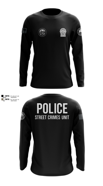 STREET CRIMES 66596550 Long Sleeve Performance Shirt 106
