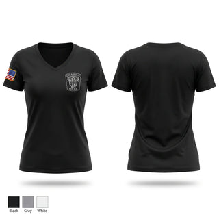 Womens Short Sleeve Vneck Shirt, Coraopolis Police Department, Police, Teamtime, Team time, sublimation, custom sports apparel, team uniforms, spirit wear, spiritwear, sports uniforms, custom shirts, team store, custom team store, fundraiser sports, apparel fundraiser