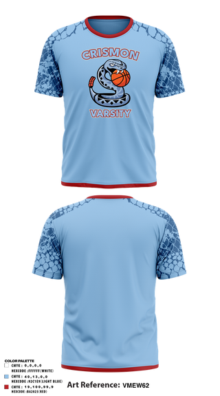 Old School Cotton Feel Shirt, Crismon Rattlers, Women's Basketball, Teamtime, Team time, sublimation, custom sports apparel, team uniforms, spirit wear, spiritwear, sports uniforms, custom shirts, team store, custom team store, fundraiser sports, apparel fundraiser