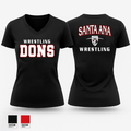 DONS 71516840 Women's Short Sleeve V-neck Shirt - 1