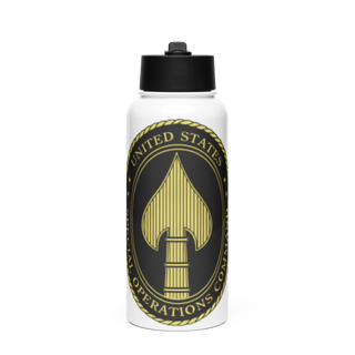 Hurlburt Field FARP 34978415 Stainless Steel Water Bottle with a Straw Lid