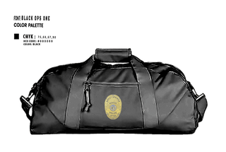 Duffle Bag, Sweet Springs, Police, Teamtime, Team time, sublimation, custom sports apparel, team uniforms, spirit wear, spiritwear, sports uniforms, custom shirts, team store, custom team store, fundraiser sports, apparel fundraiser