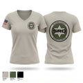 PICKENS COUNTY SHERIFF'S OFFICE SRO Women's Short Sleeve V-neck Shirt - 1