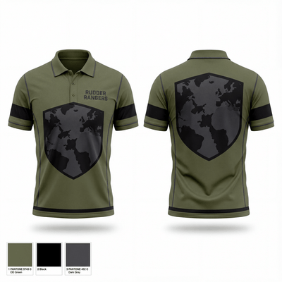 Rudder rangers 38907899 Short Sleeve Performance Polo - 1