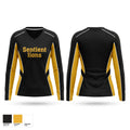 Sentient lions Women's Long Sleeve V-neck Shirt - 1