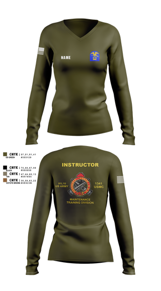 Womens Long Sleeve Vneck Shirt, D CO, , Teamtime, Team time, sublimation, custom sports apparel, team uniforms, spirit wear, spiritwear, sports uniforms, custom shirts, team store, custom team store, fundraiser sports, apparel fundraiser