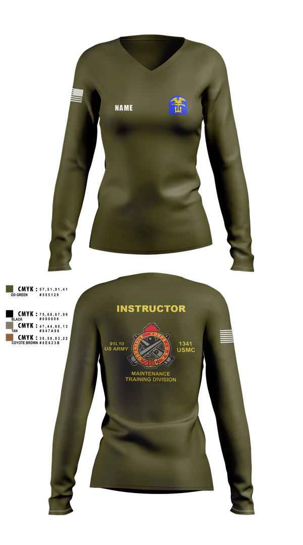 Womens Long Sleeve Vneck Shirt, D CO, , Teamtime, Team time, sublimation, custom sports apparel, team uniforms, spirit wear, spiritwear, sports uniforms, custom shirts, team store, custom team store, fundraiser sports, apparel fundraiser