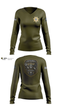 Ranger Services Women's Long Sleeve V-neck Shirt - 100