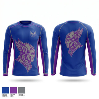 Long Sleeve Performance Shirt, MoZ’Ark Valkyries, Softball, Teamtime, Team time, sublimation, custom sports apparel, team uniforms, spirit wear, spiritwear, sports uniforms, custom shirts, team store, custom team store, fundraiser sports, apparel fundraiser
