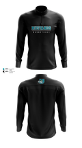 University prep arts and design mustangs Quarter Zip Jacket - 3