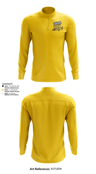 Quarter Zip Jacket, Twirl PGH, Spirit Store, Teamtime, Team time, sublimation, custom sports apparel, team uniforms, spirit wear, spiritwear, sports uniforms, custom shirts, team store, custom team store, fundraiser sports, apparel fundraiser
