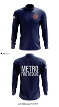 Metro Fire Rescue 12557495 Quarter Zip Jacket - 1