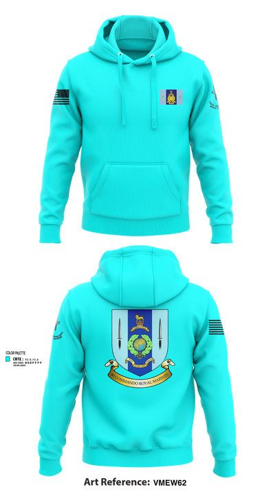 40 Royal marine commando 16460352 Hoodie - 101