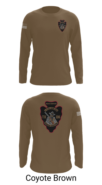 B CO 1-114TH AVN S&S 16112199 Long Sleeve Performance Shirt 6